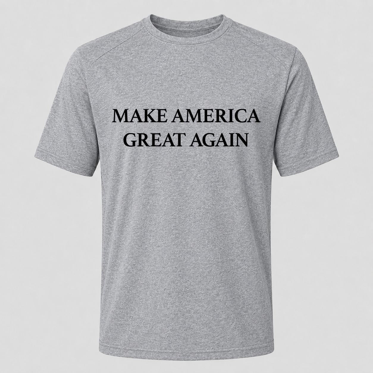 Men's Make America Great Again Performance T-Shirt - Gray