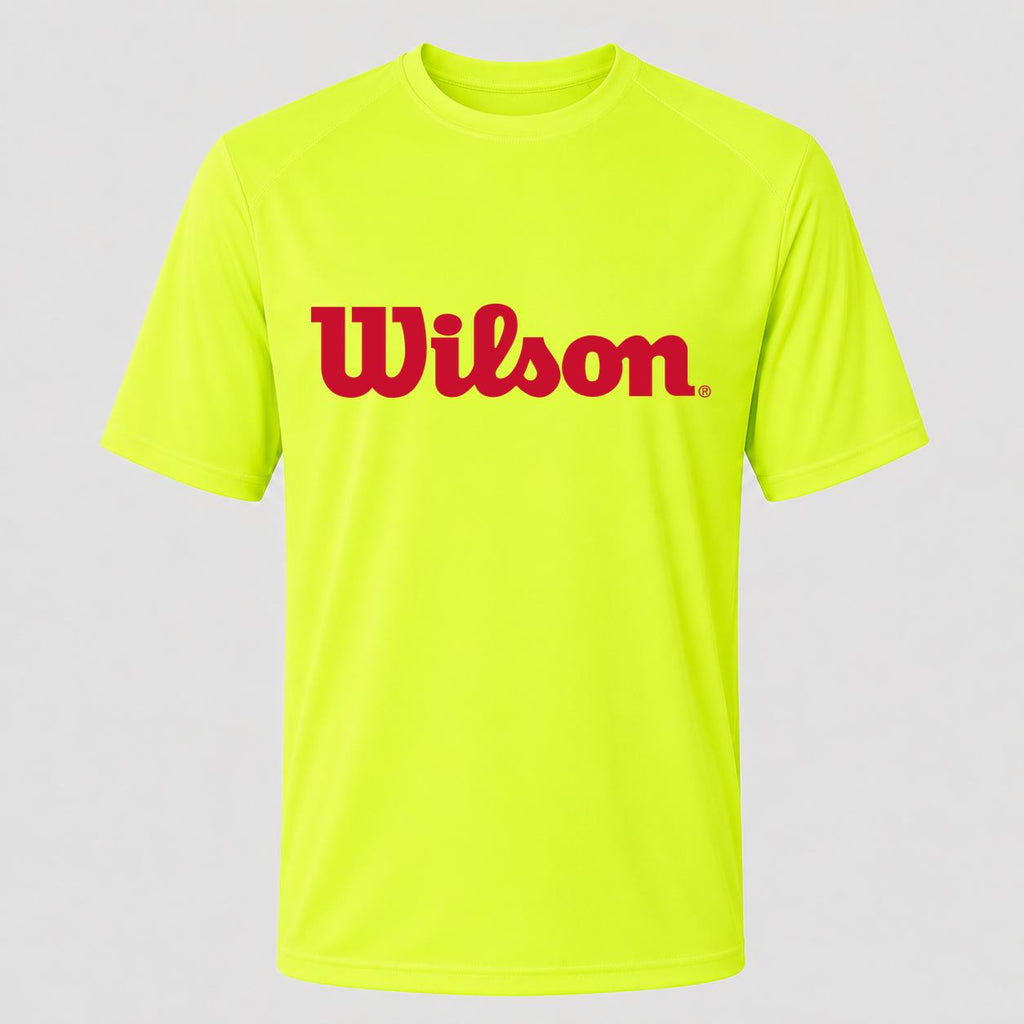Men's Wilson Performance T-Shirt - Safety Green