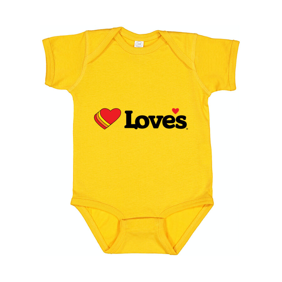 Love's Travel Stops Baby Romper Onesie - Yellow