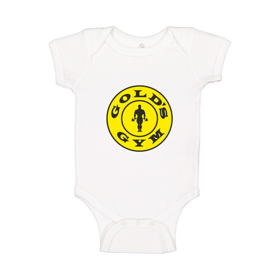 Gold's Gym Baby Romper Onesie - White