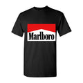 Men's Marlboro Logo Cotton T-Shirt - Black