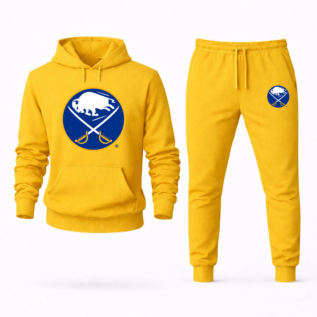 Buffalo Sabres Hoodie and Joggers Set - Yellow