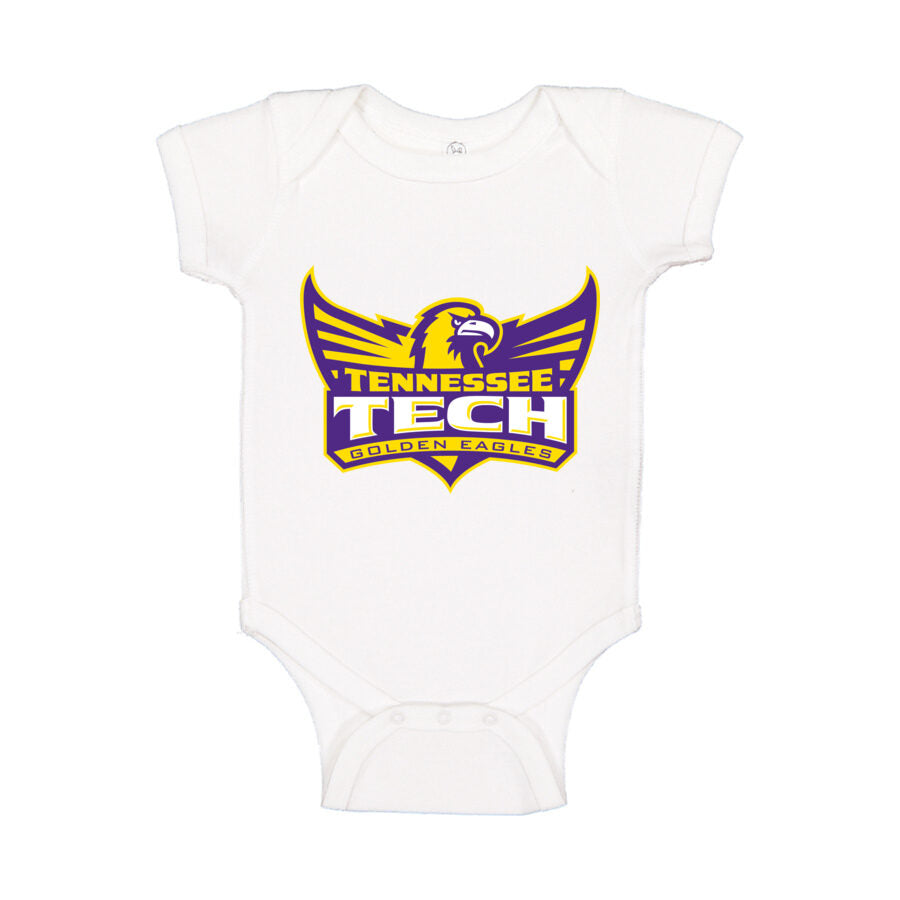 Tennessee Tech Golden Eagles Baby Romper Onesie - White