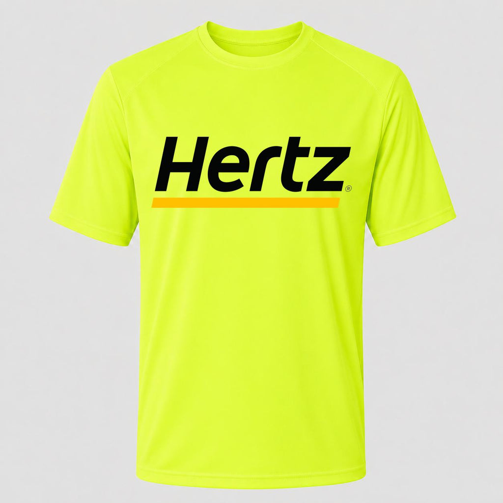 Men's Hertz Performance T-Shirt - Safety Green