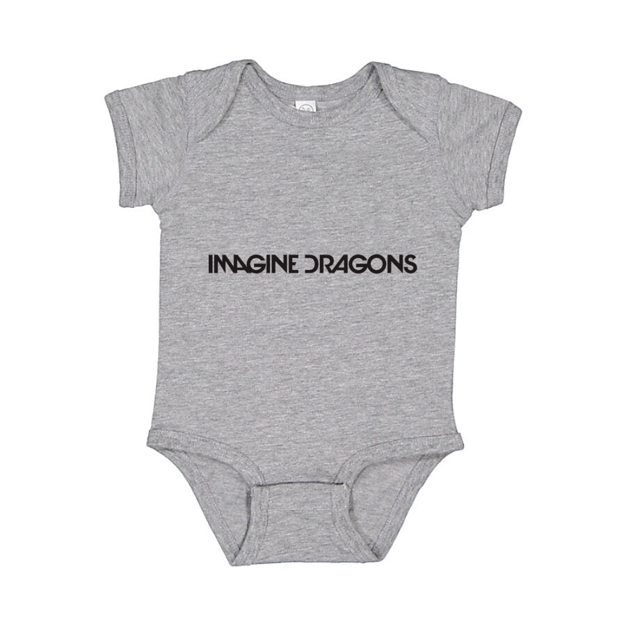 Imagine Dragons Baby Romper Onesie - Gray