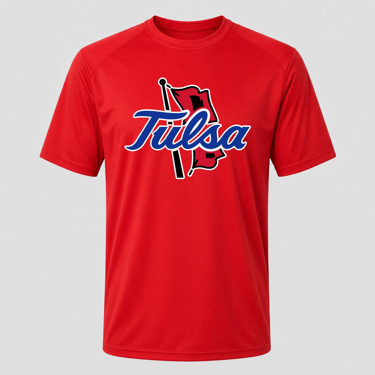 Men's Tulsa Golden Hurricane Performance T-Shirt - Red