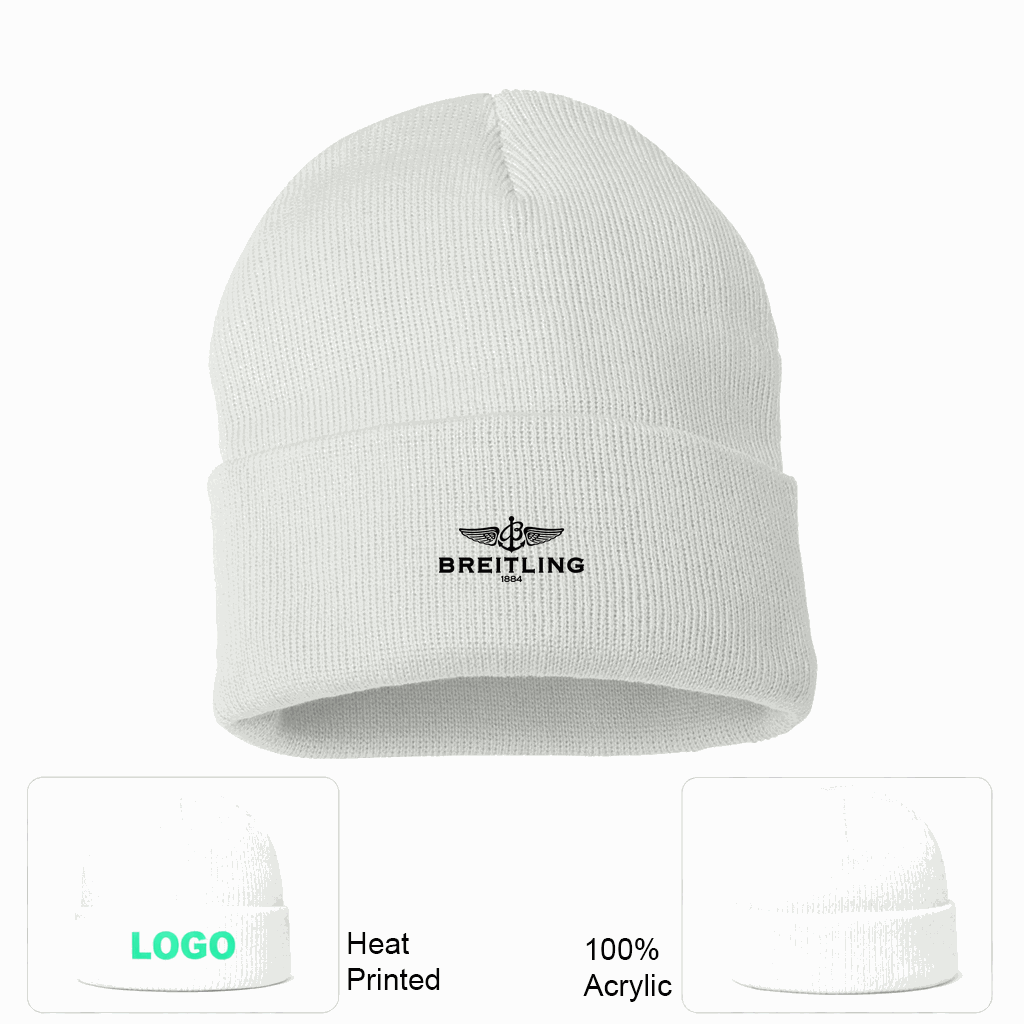 Breitling Beanie Hat - White