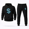 Seattle Kraken Hoodie and Joggers Set - Black