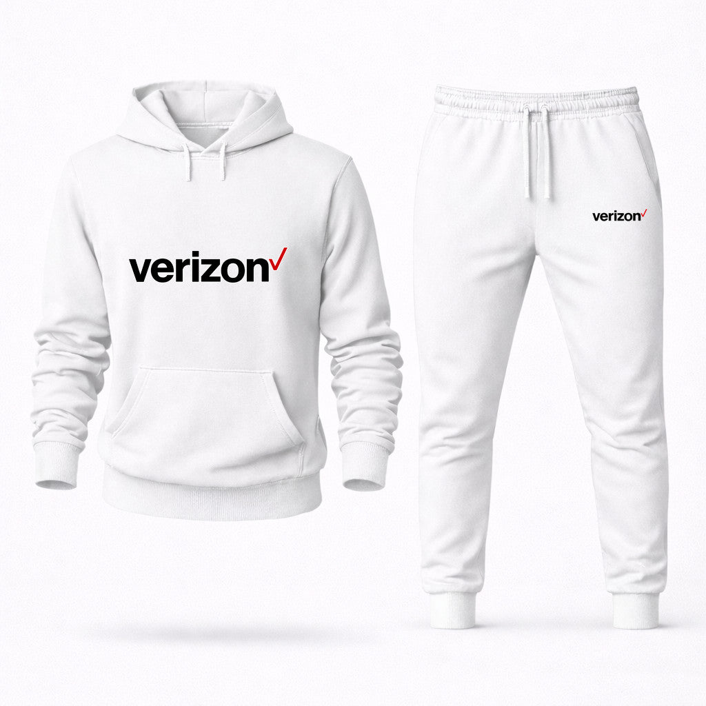 Verizon Hoodie and Joggers Set - White
