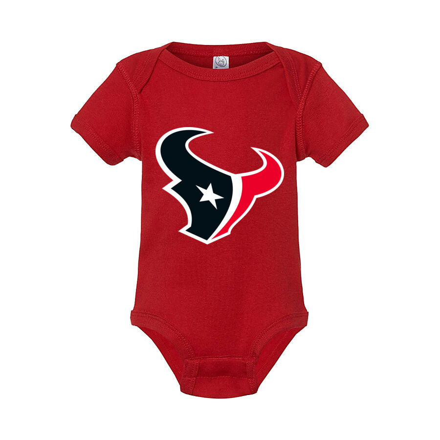 Houston Texans Baby Romper Onesie - Red