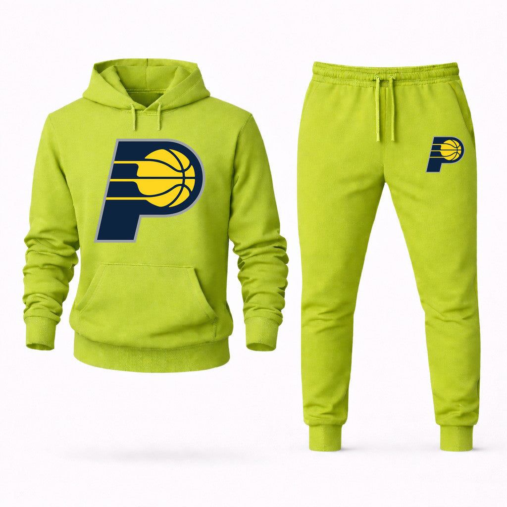 Indiana Pacers Hoodie and Joggers Set - Lime Green