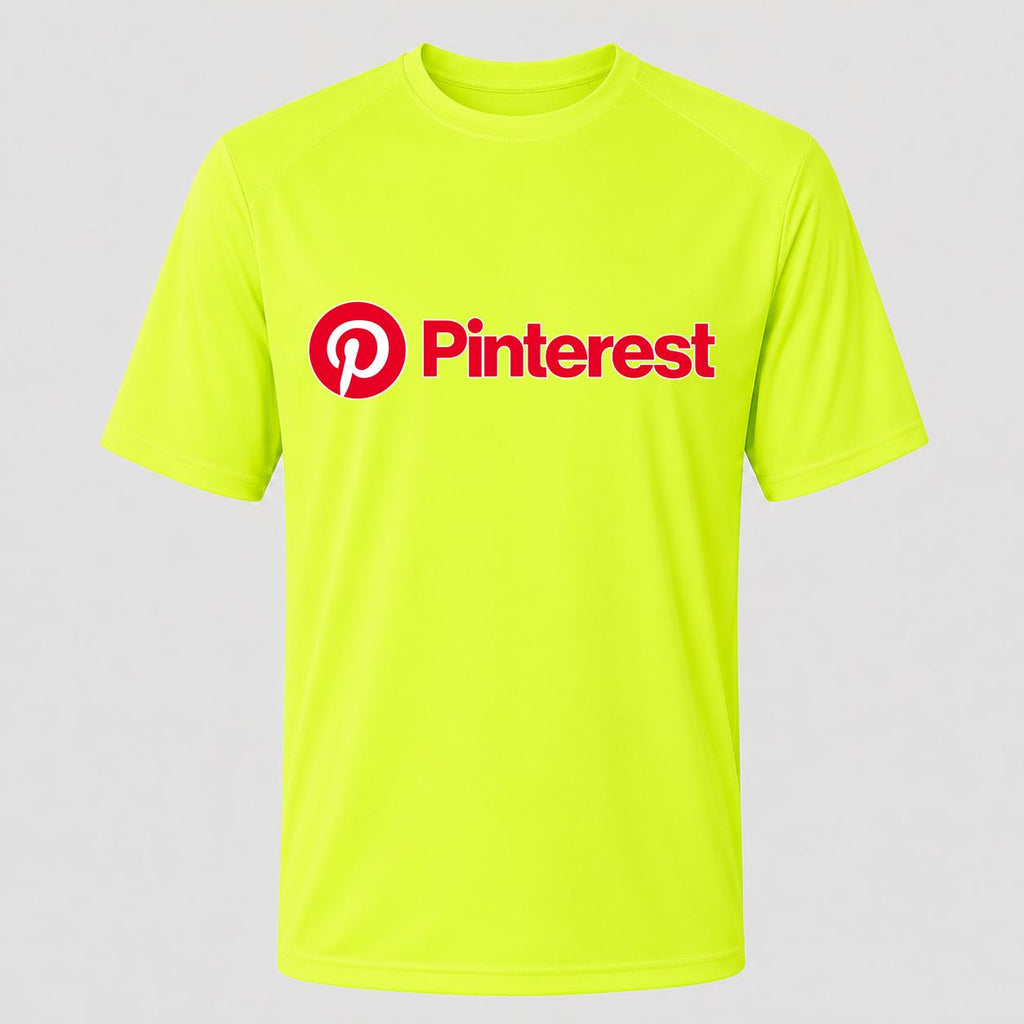 Men's Pinterest Performance T-Shirt - Safety Green