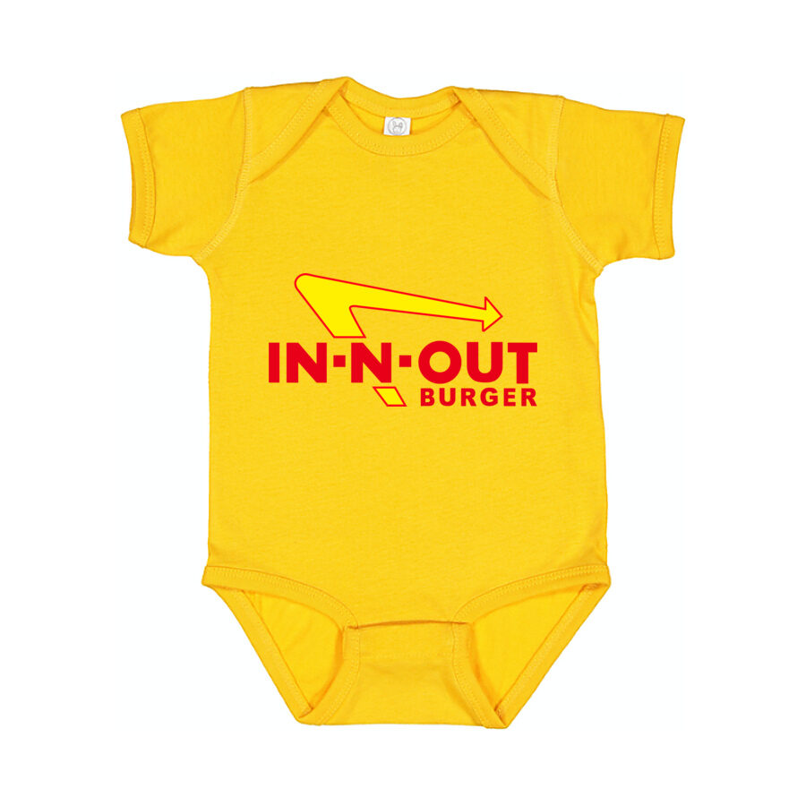 In-N-Out Burger Baby Romper Onesie - Yellow