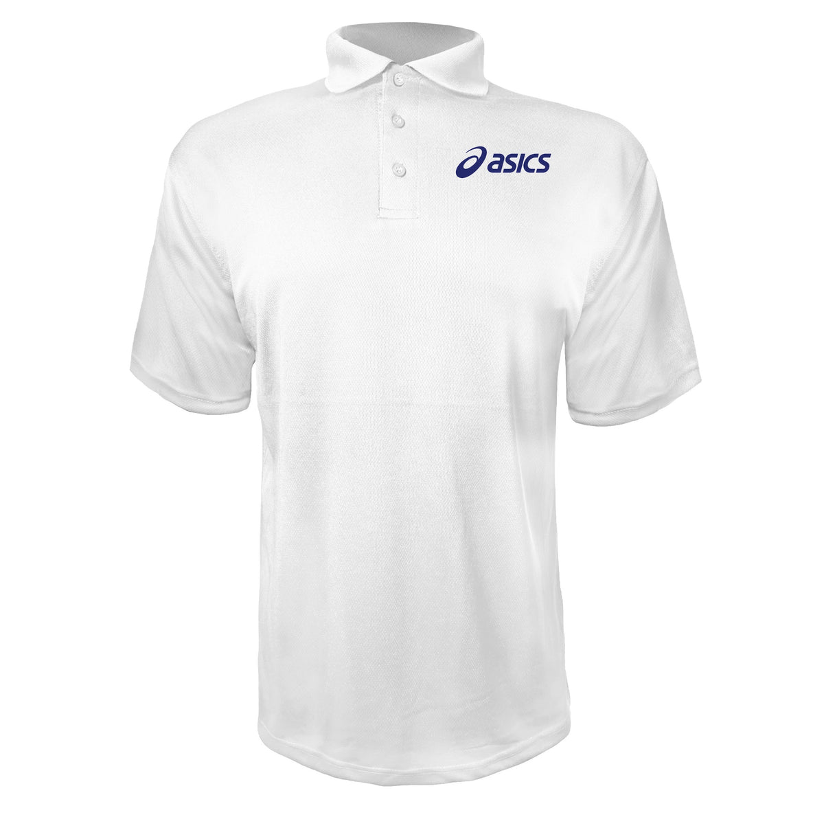 ASICS men's polyester polo in White