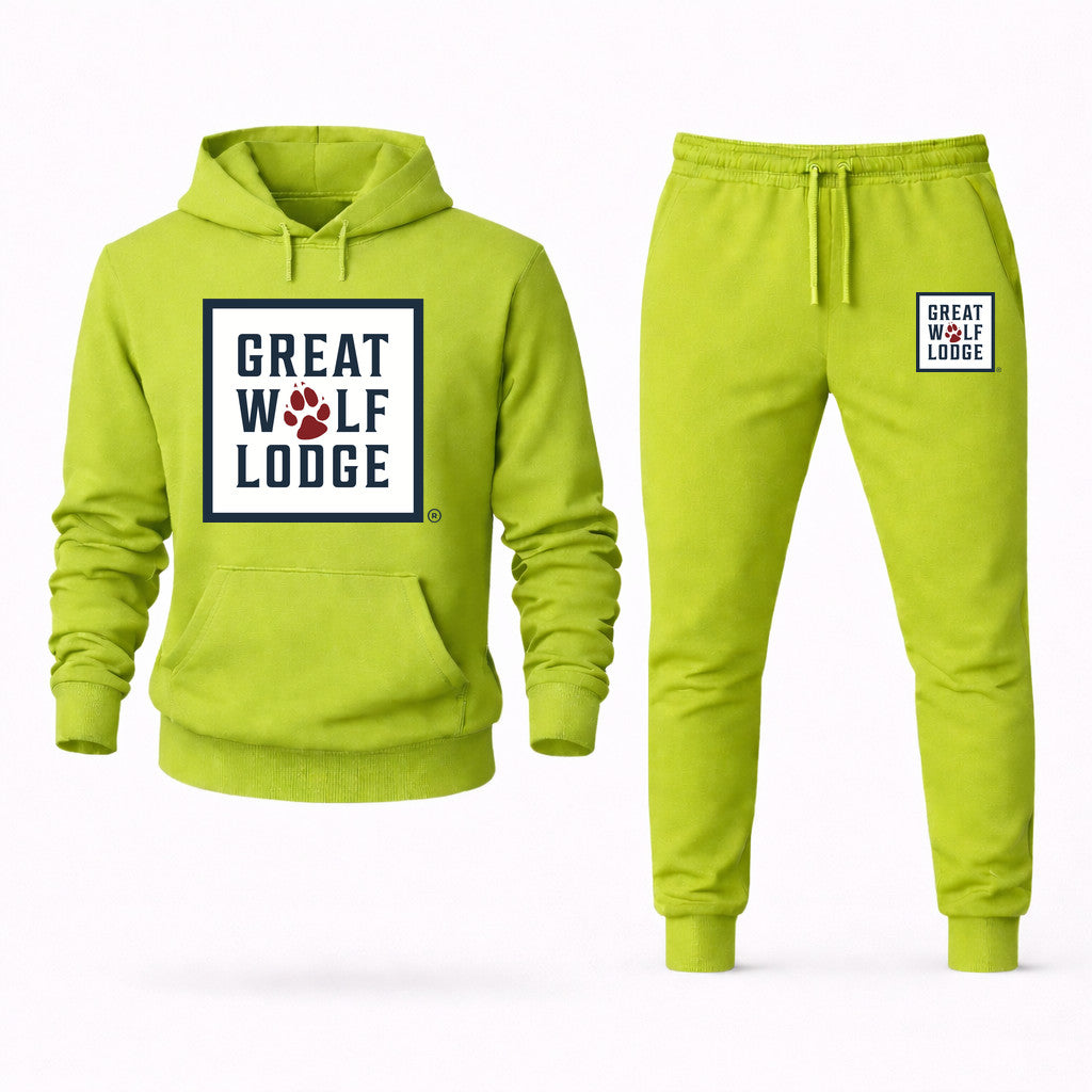 Great Wolf Lodge Hoodie and Joggers Set - Lime Green