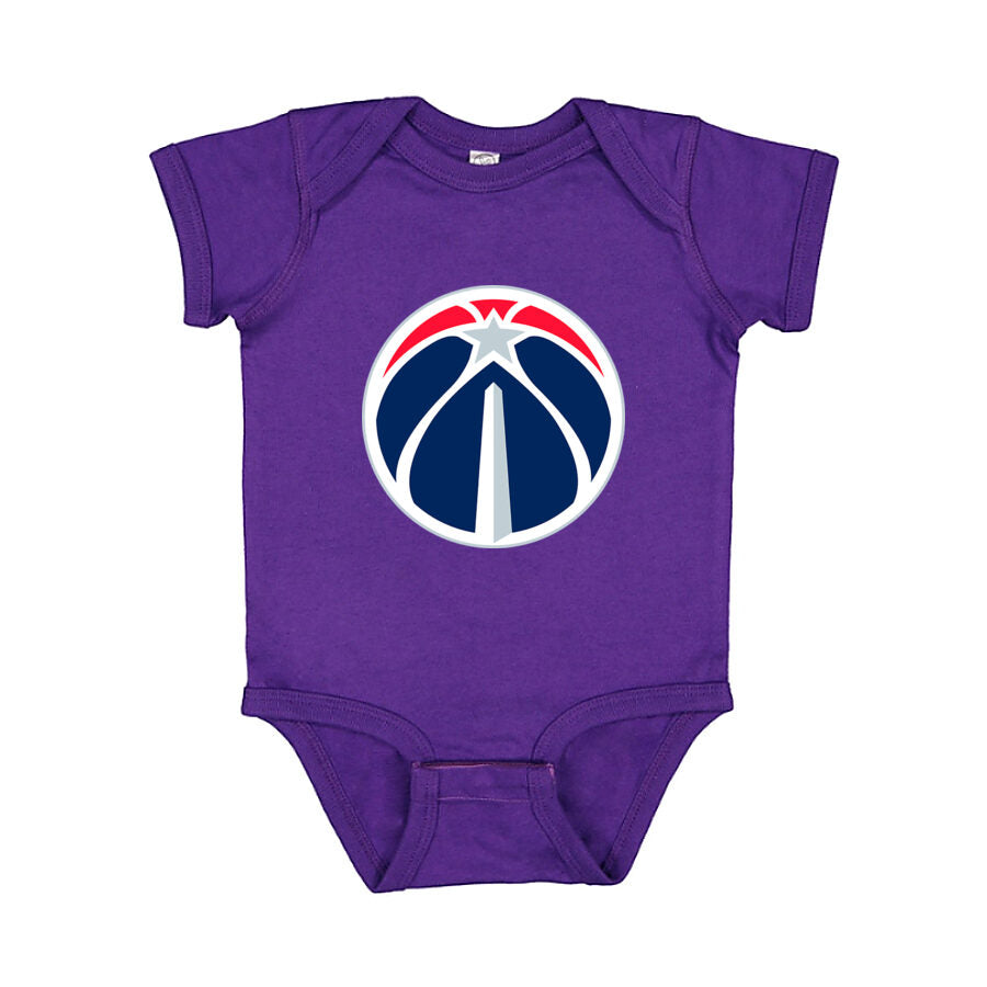 Washington Wizards Baby Romper Onesie - Purple