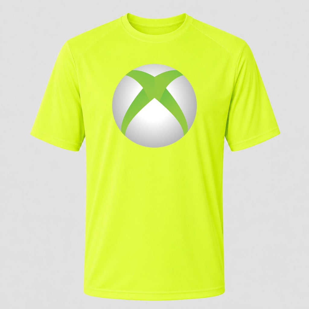 Men's Xbox Gaming Performance T-Shirt - Safety Green