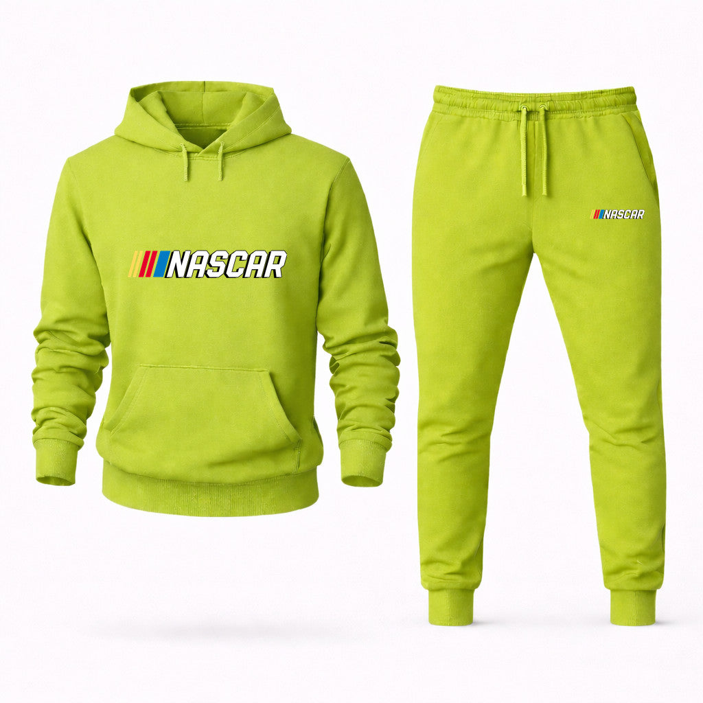 NASCAR Hoodie and Joggers Set - Lime Green