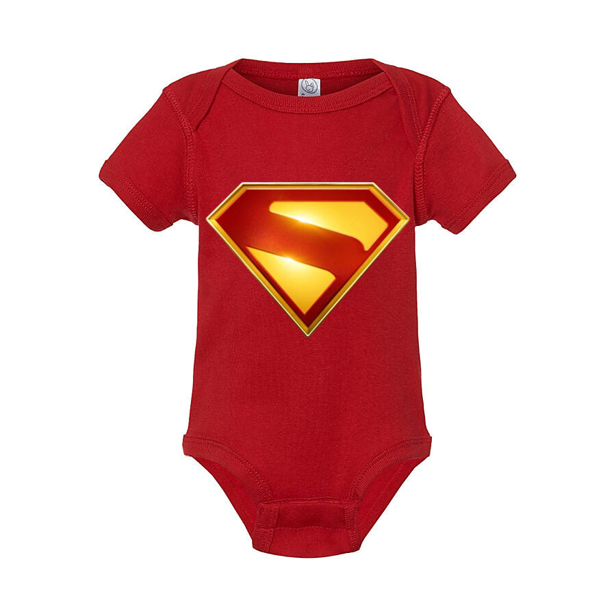 Superman 2025 Baby Romper Onesie - Red