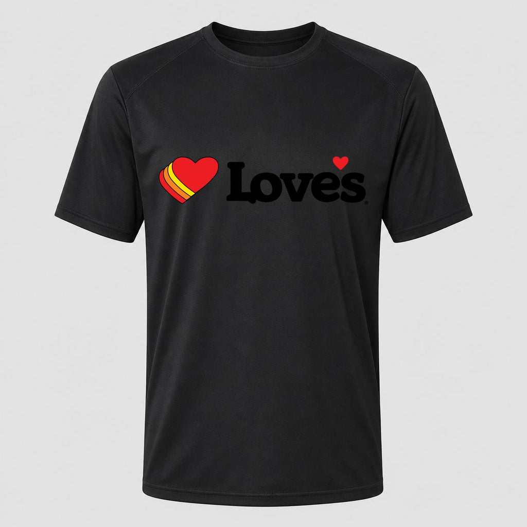 Men's Love's Travel Stops Performance T-Shirt - Black