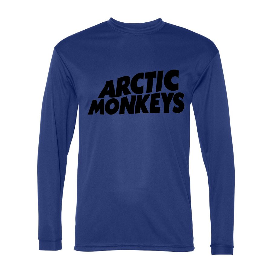 Men's Arctic Monkeys Polyester Long Sleeve T-Shirt - Royal Blue