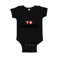 Tissot Baby Romper Onesie - Black