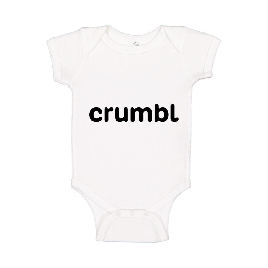 Crumbl Cookies Baby Romper Onesie - White
