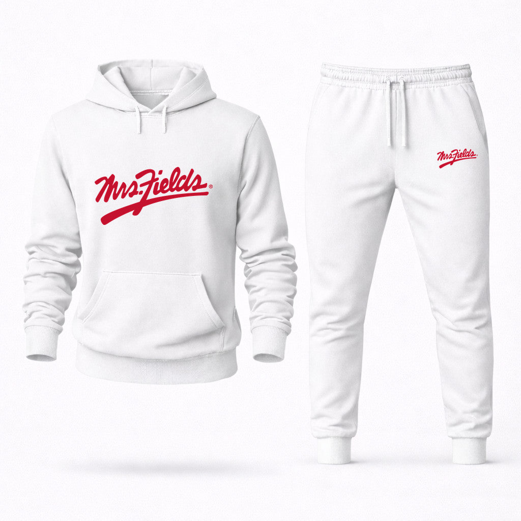 Mrs. Fields Hoodie and Joggers Set - White