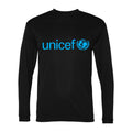 Men's UNICEF Polyester Long Sleeve T-Shirt - Black