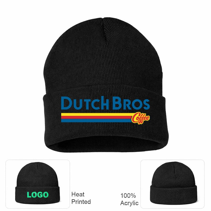 Dutch Bros Coffee Black Beanie Hat