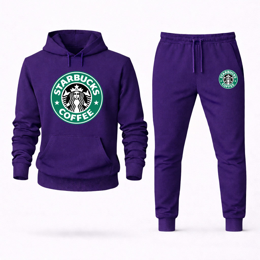 Starbucks Hoodie and Joggers Set - Purple