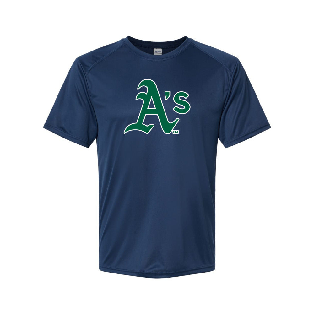 Oakland Athletics Polyester T-Shirt - Navy