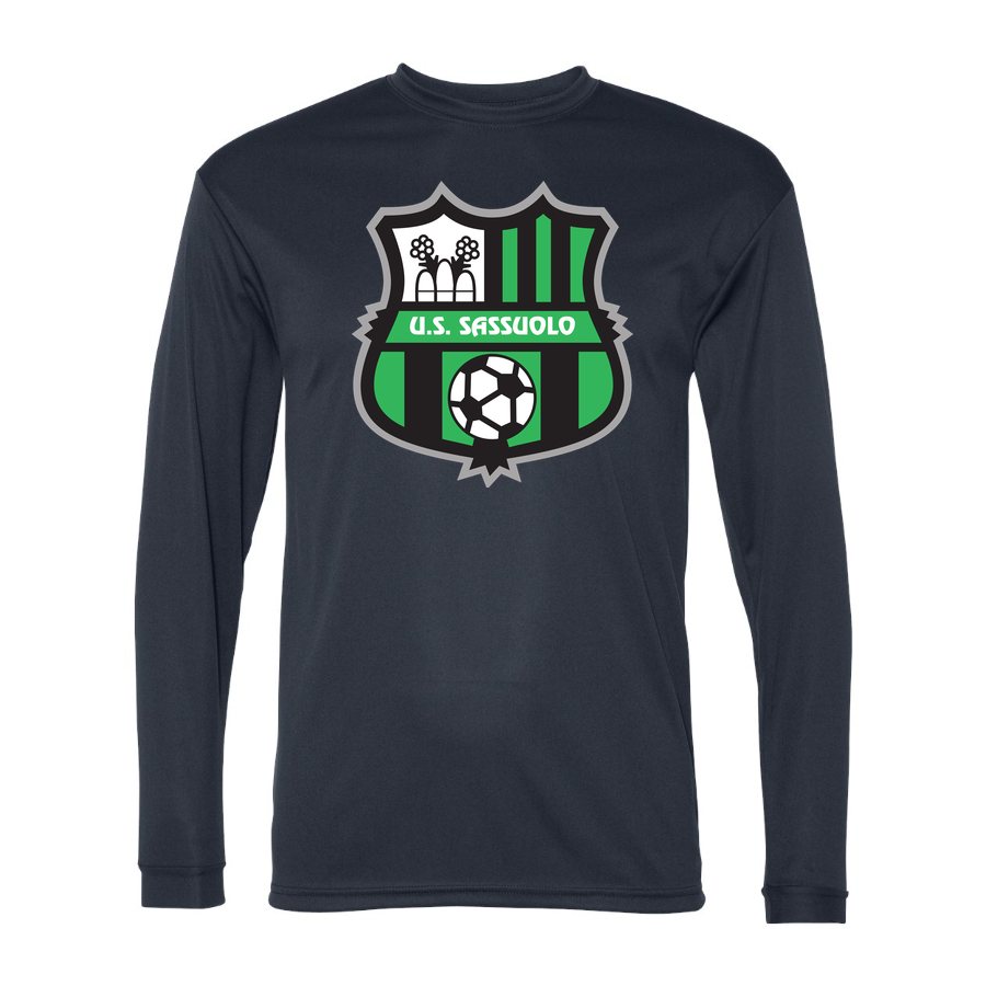 Men's U.S. Sassuolo Polyester Long Sleeve T-Shirt - Navy