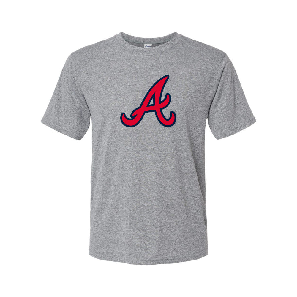Atlanta Braves Polyester T-Shirt - Gray