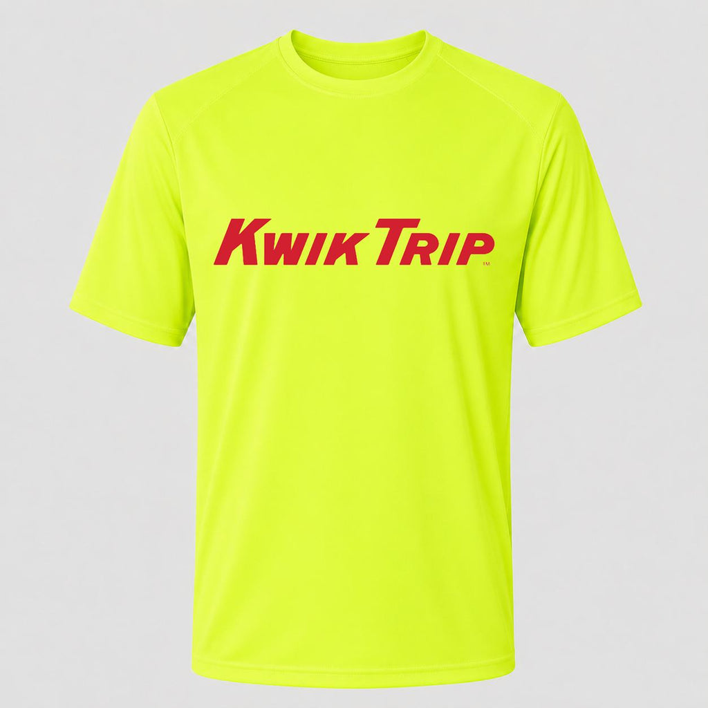 Men's Kwik Trip Performance T-Shirt - Safety Green