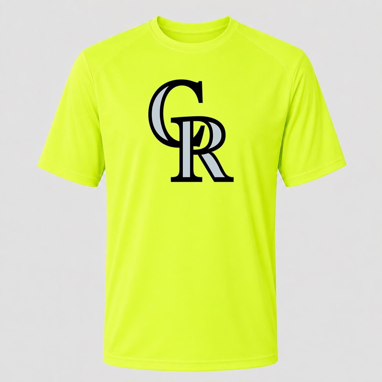 Men's Colorado Rockies Performance T-Shirt - Safety Green