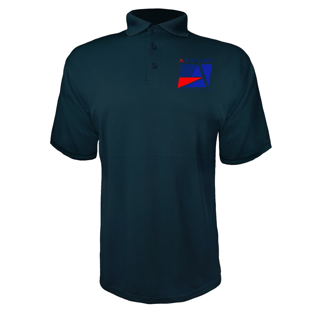 Arrows F1 Team Navy polyester polo