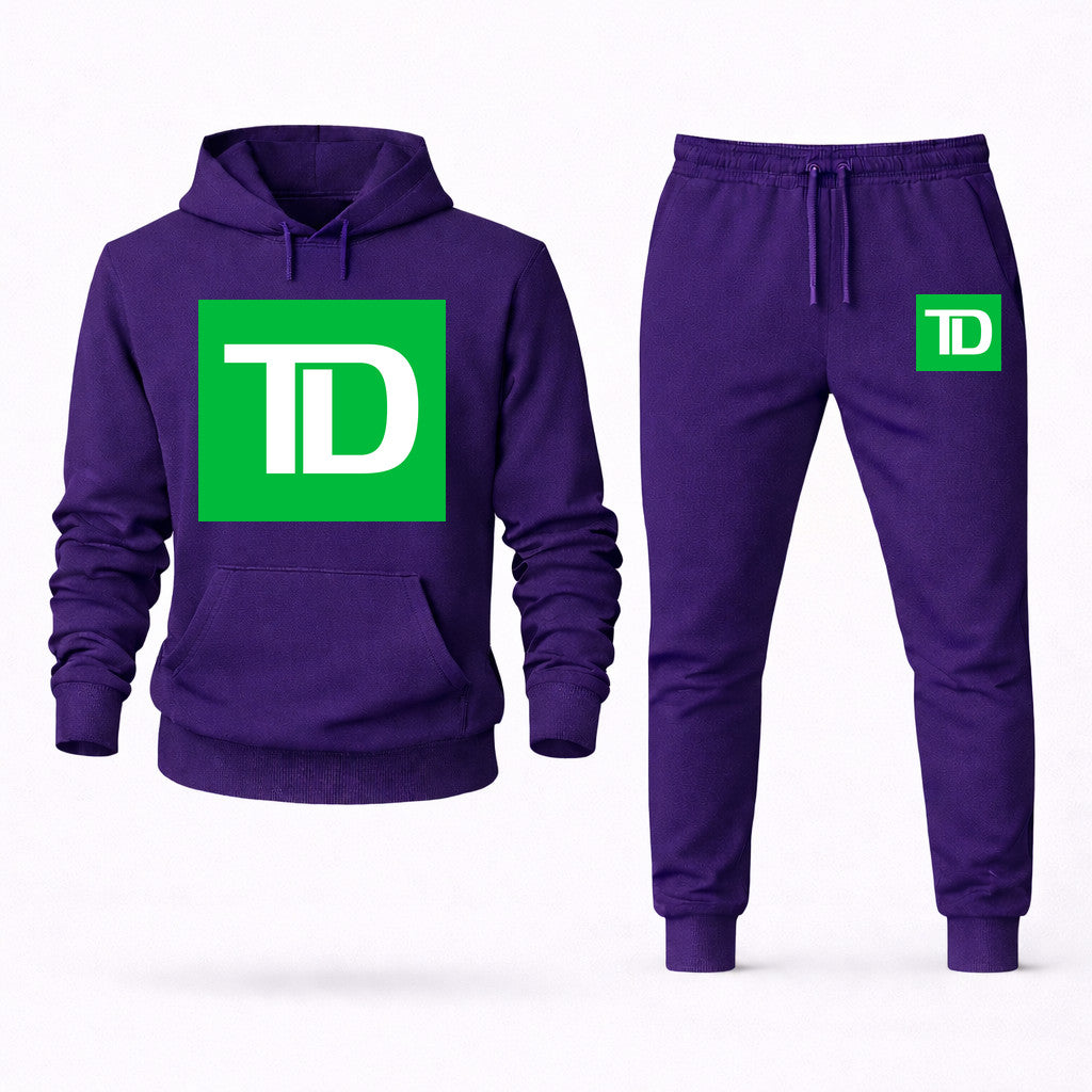 TD Bank Hoodie and Joggers Set - Purple