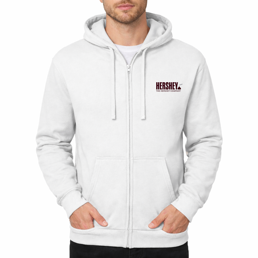 Hershey food Zipper Hoodie - White