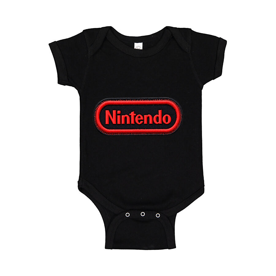 Nintendo Baby Romper Onesie - Black