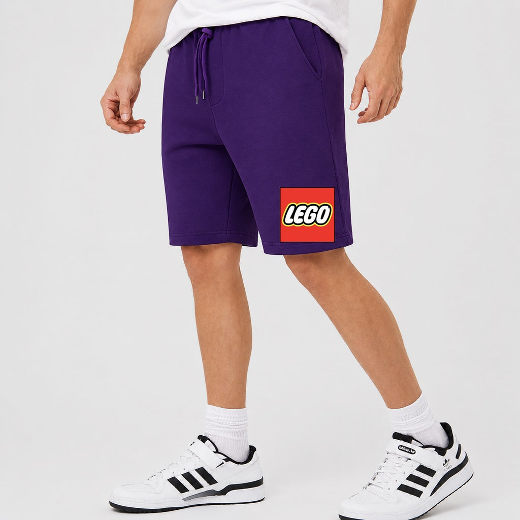 Men's LEGO Cotton Shorts - Purple