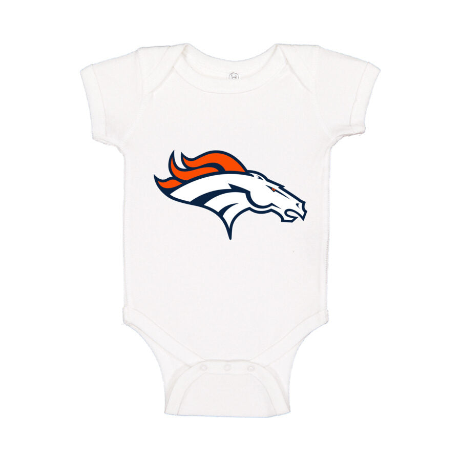 Denver Broncos Baby Romper Onesie - White