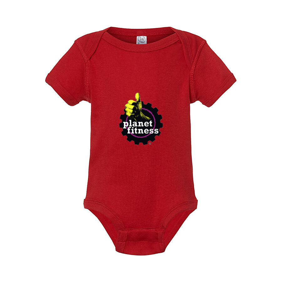 Planet Fitness Baby Romper Onesie - Red