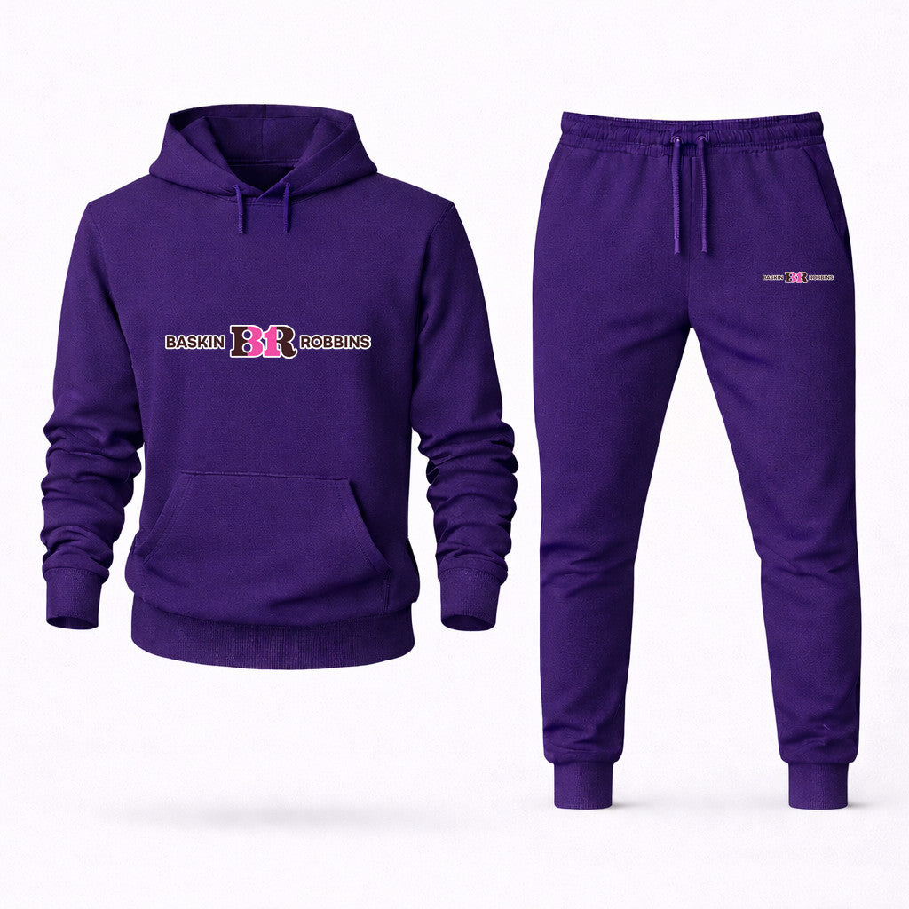 Baskin-Robbins Hoodie and Joggers Set - Purple