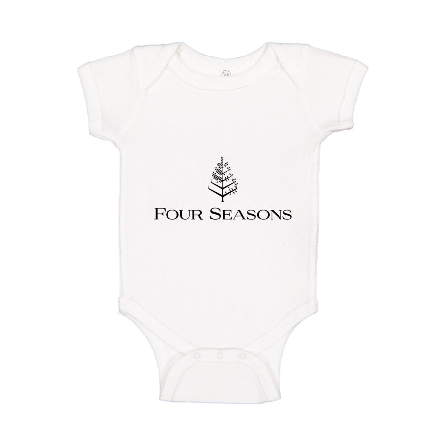 Four Seasons Baby Romper Onesie - White