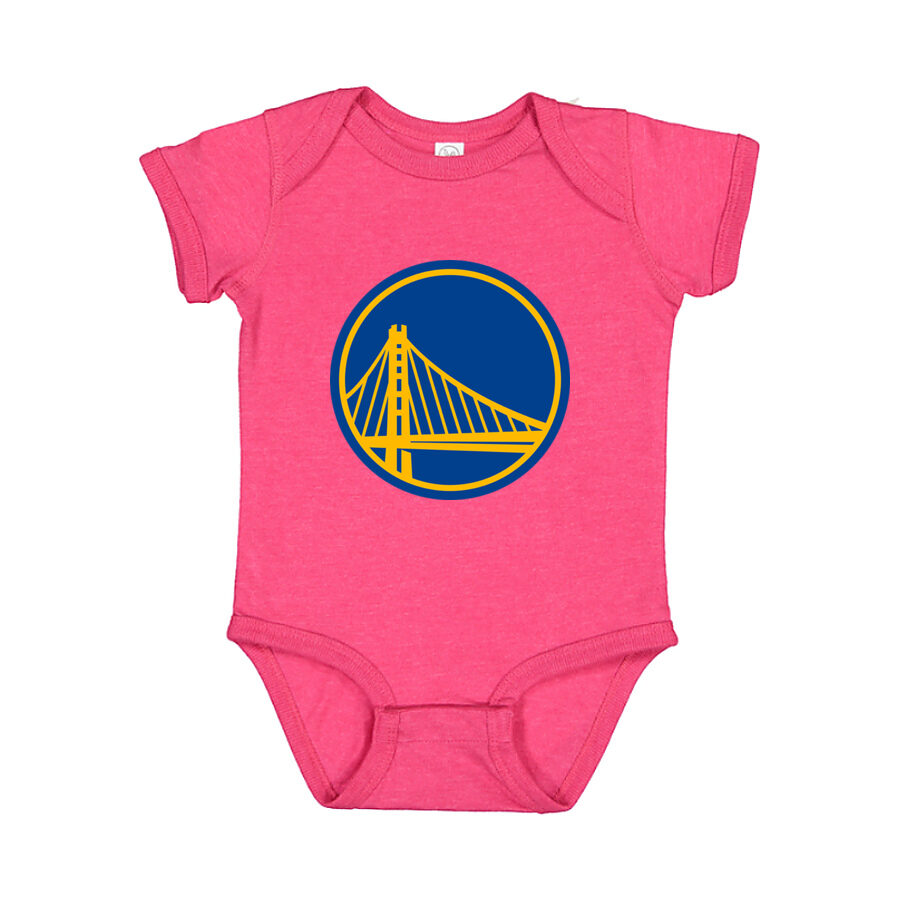 Golden State Warriors Baby Romper Onesie - Pink