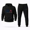 American Volleyball League Hoodie and Joggers Set - Black