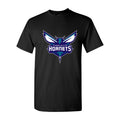 Men's Charlotte Hornets Cotton T-Shirt - Black