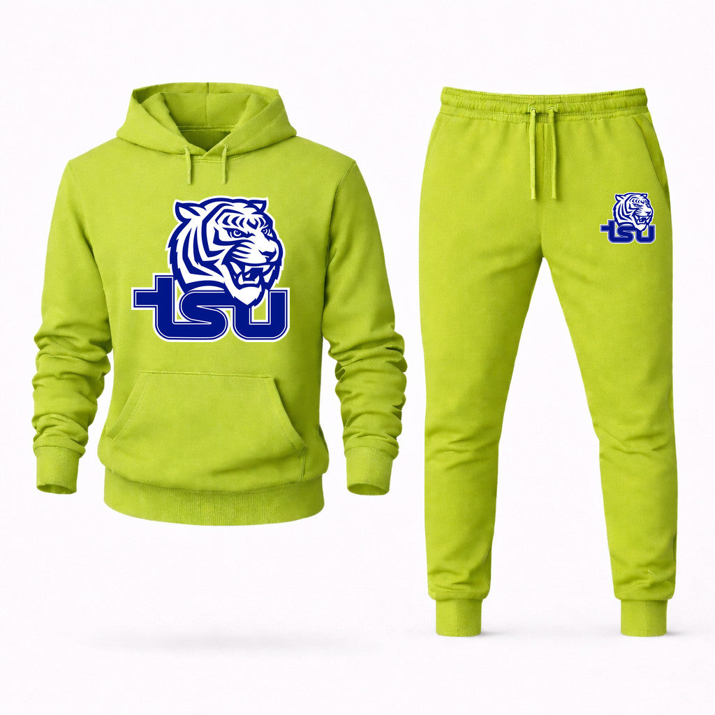Tennessee State Tigers Hoodie and Joggers Set - Lime Green