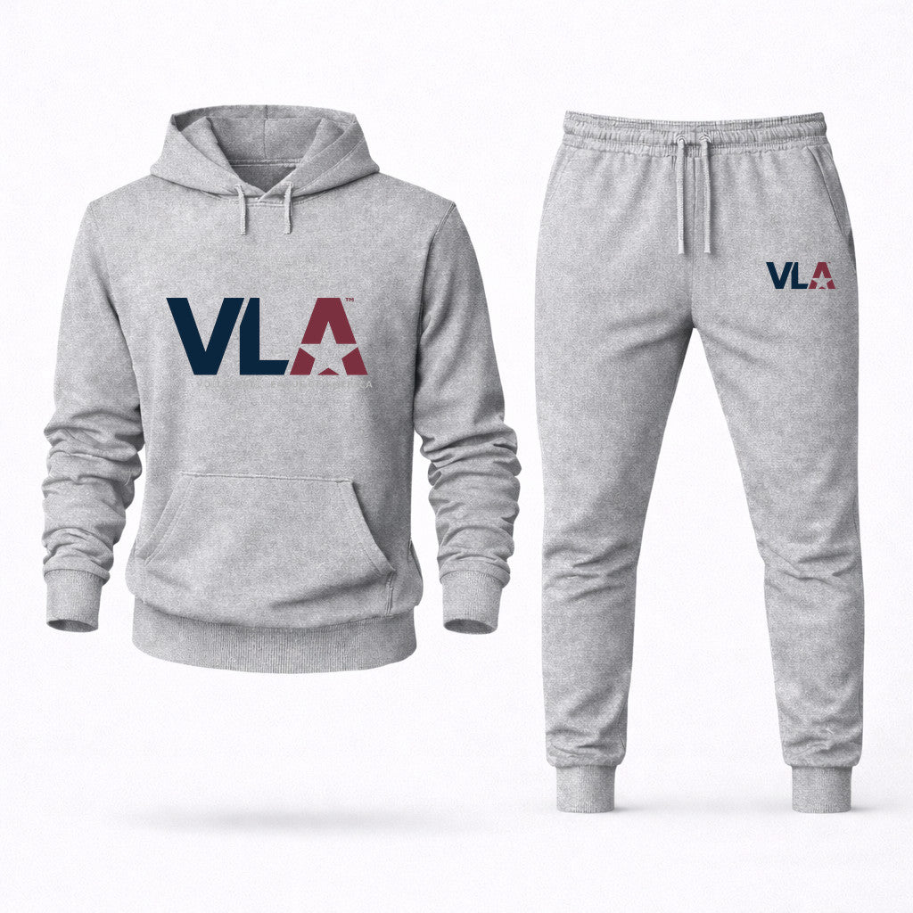 American Volleyball League Hoodie and Joggers Set - Grey